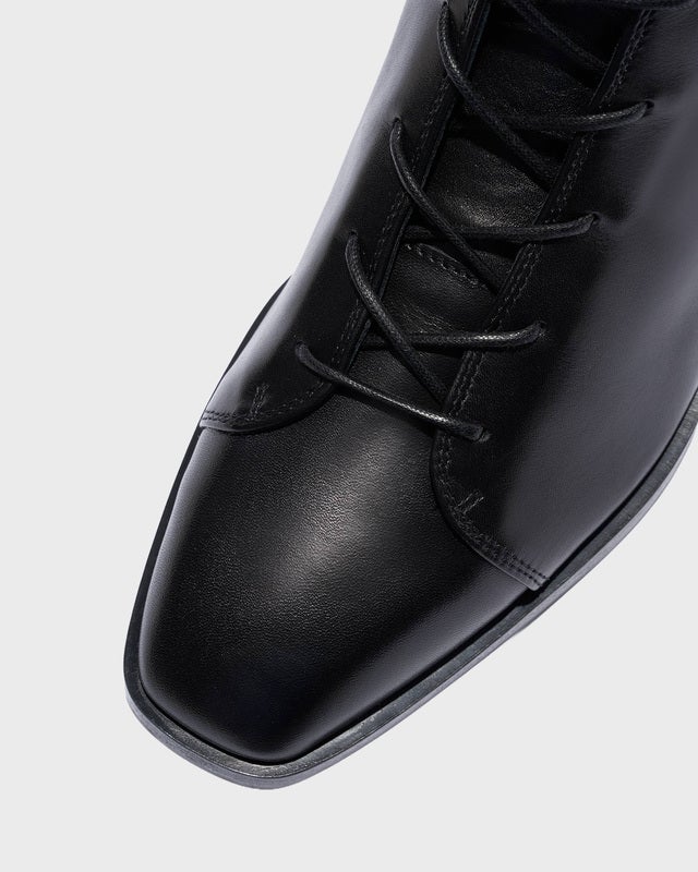 Aeyde Ankle Boot Noel Calf Leather Black EUR 40