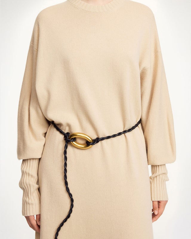 By Malene Birger Belt Ova Small Black ONESIZE