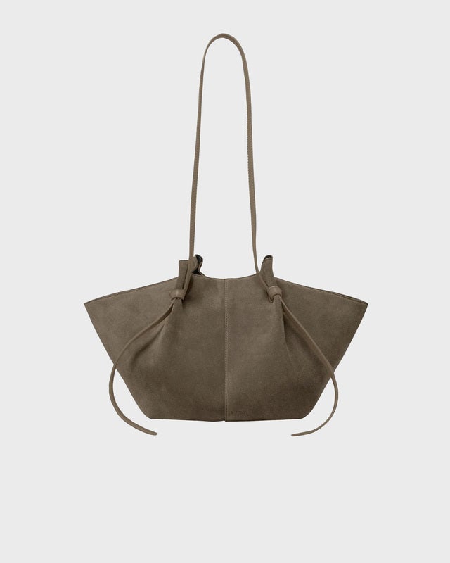 YUZEFI Mochi Suede Bag  Taupe ONESIZE