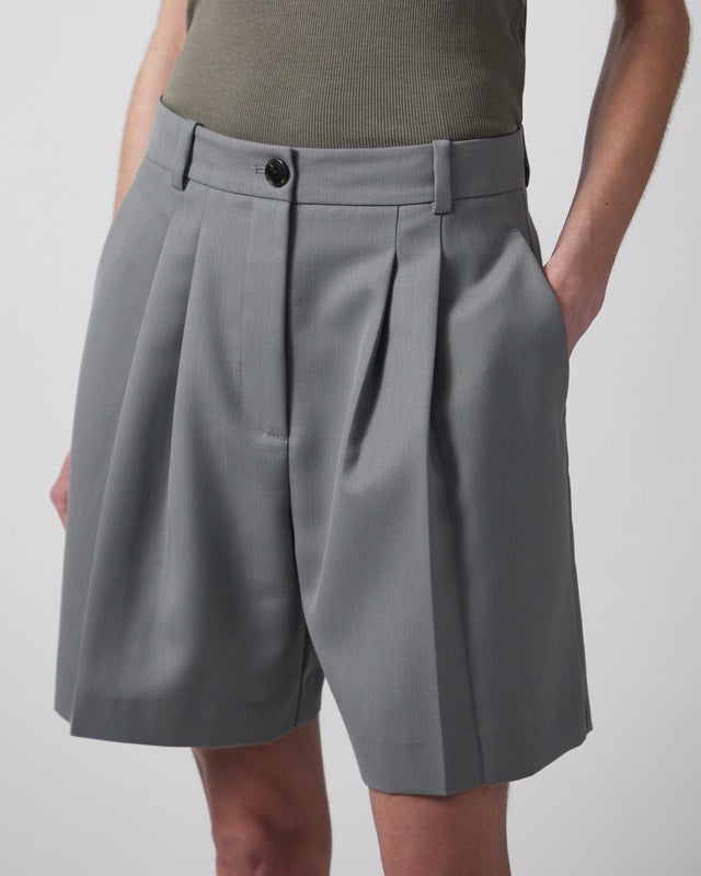 ANINE BING Shorts Brice Khaki Green 38