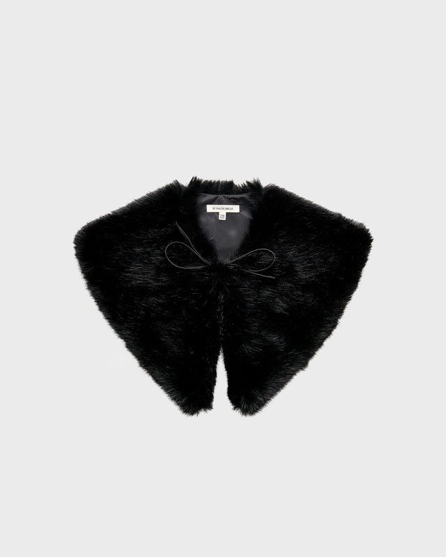 By Malene Birger Faux Fur Collar Cowilla Black ONESIZE
