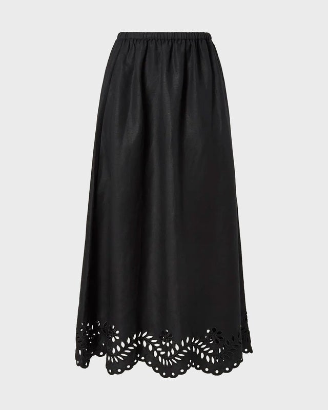 Malina Chara Broderie Anglais Maxi Skirt 40