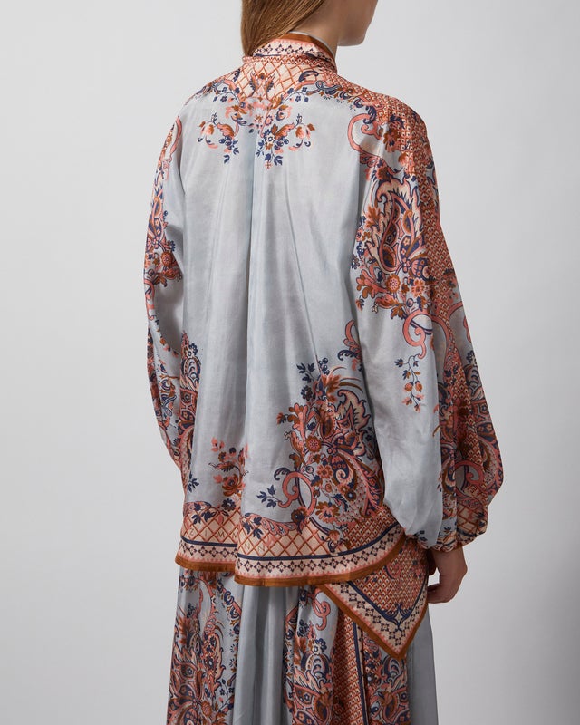 Zimmermann Blouse Aster Tie Neck 2 (M-L)