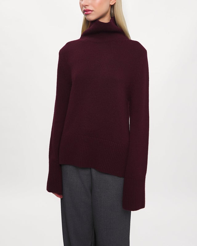 Wakakuu Icons Sweater Uma Wool Cashmere Burgundy  S