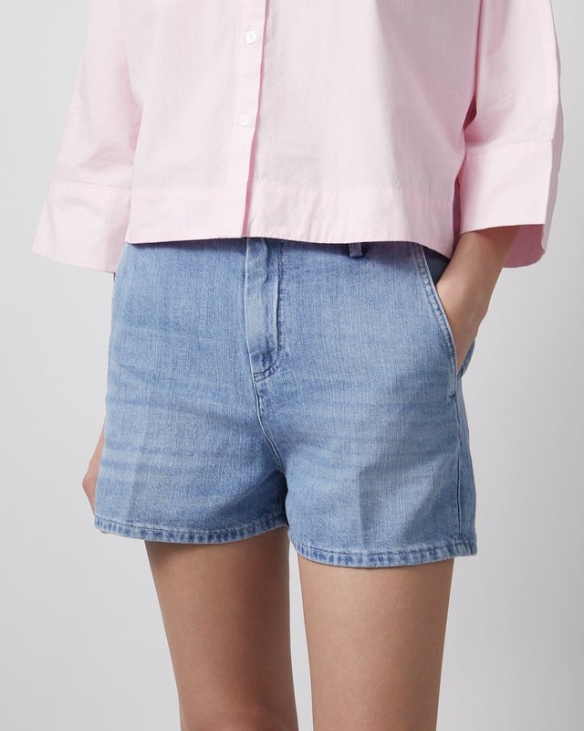 7 For All Mankind Shorts Iris  Light blue wash 27