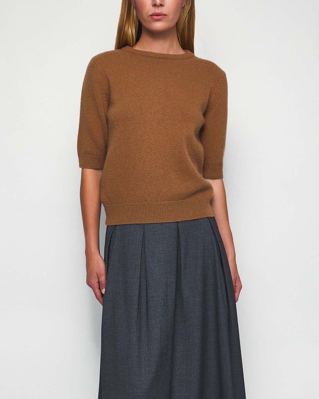 Wakakuu Icons Top London Wool Cashmere Camel M