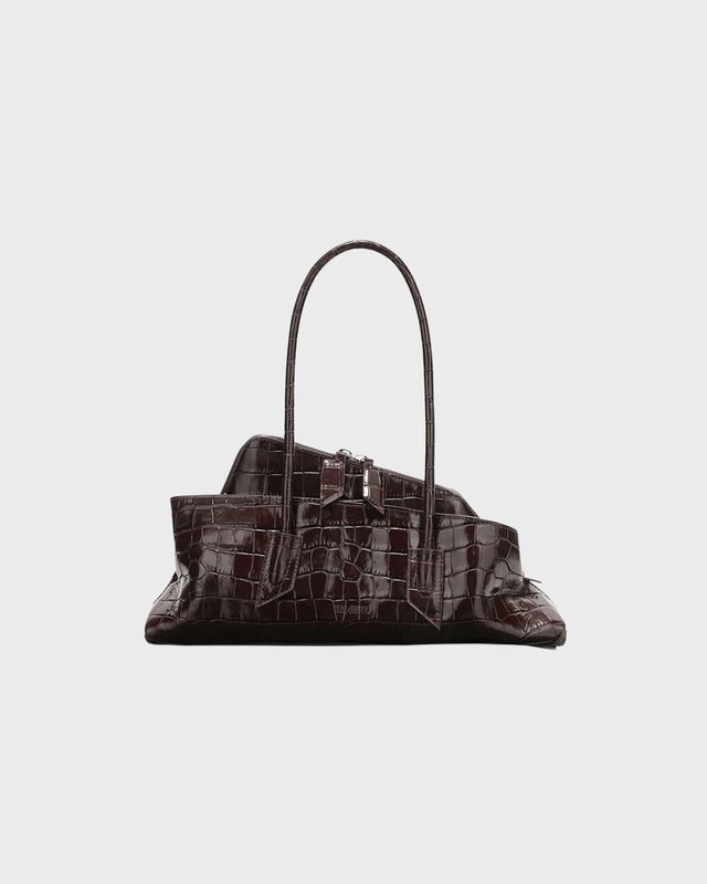 The Attico Handbag La Passeggiata Small' Top Handle Brown ONESIZE