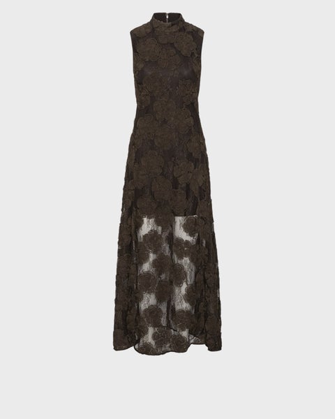 Dress 3D Flower Maxi Mole 1
