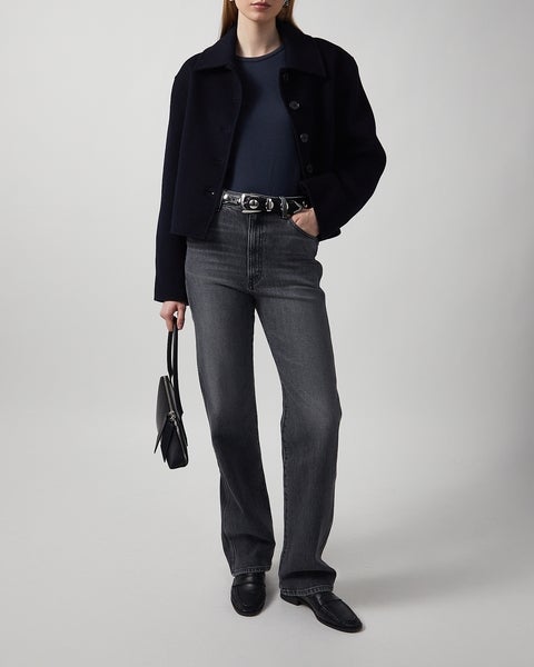 T-Shirt Baby Tee Modal Navy 2