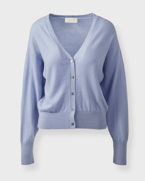 Cardigan Harrow Cashmere Light blue 1