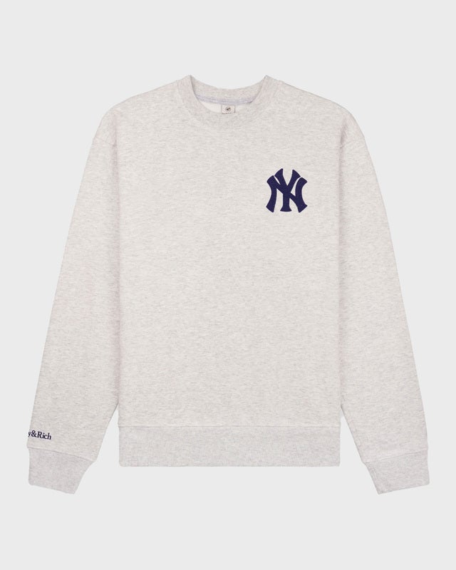 Sporty & Rich Sweatshirt Heritage Yankees Crewneck Grey S