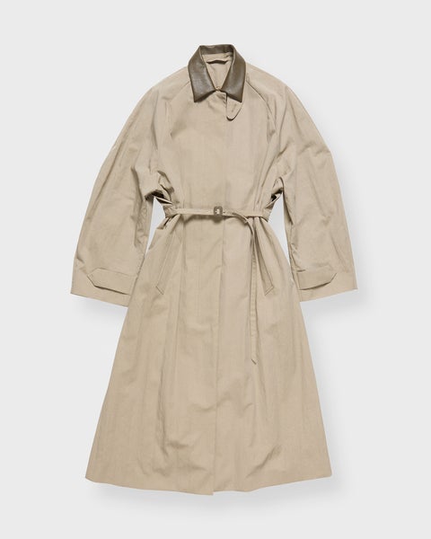 Jacket Belted trenchcoat Grön/grå 1
