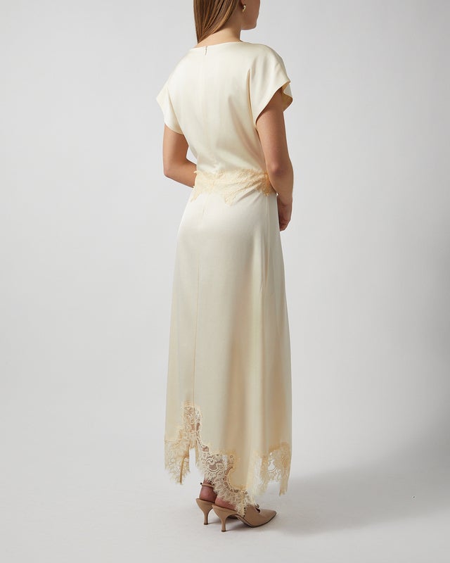 Wakakuu Icons Dress Ray Lace Light yellow XL