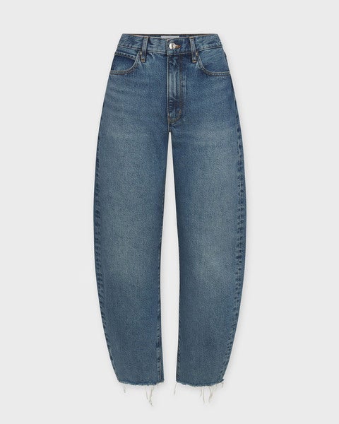 Jeans The Bubble Crop Washed blue 1