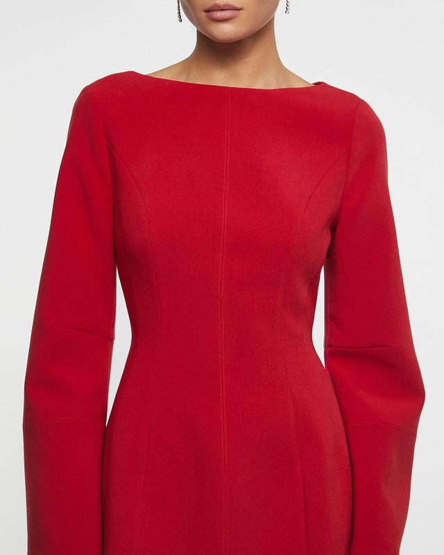 Wakakuu Icons Dress Suita Mini Red L