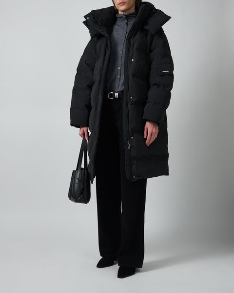 Coat Steilia Brushed Down Black 2