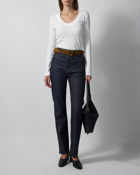 Jeans Straight Leg Denim Raw blue 2