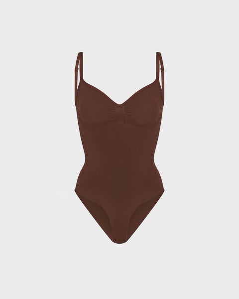 Bodysuit Seamless Sculpt Brief Cocoa 1