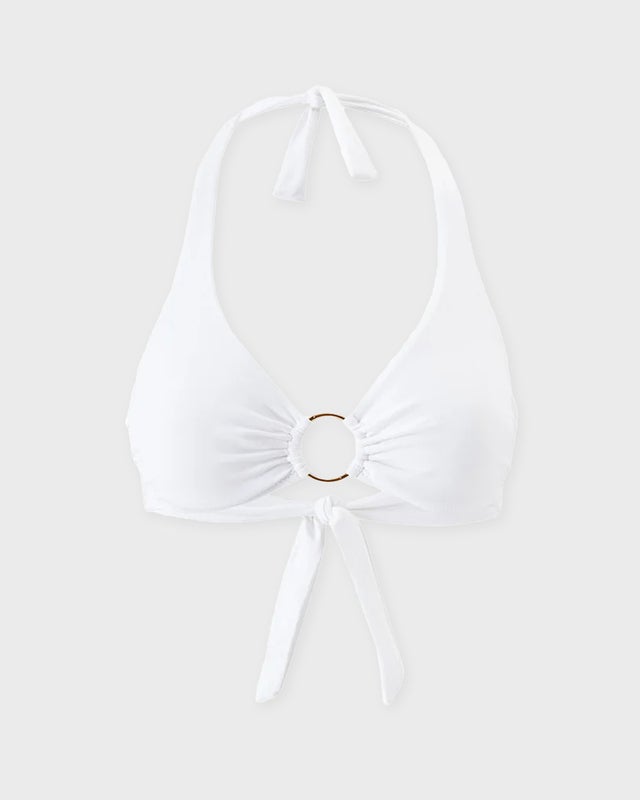 Melissa Odabash Bikini Top  White XL