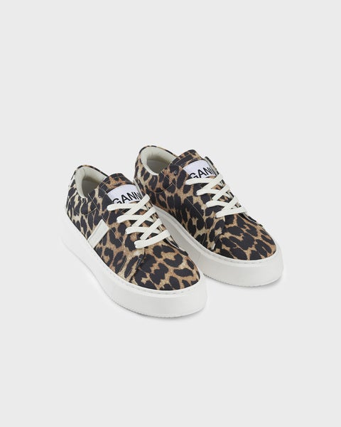 Sneakers Sporty Mix Cupsole Sneaker Leopard 2