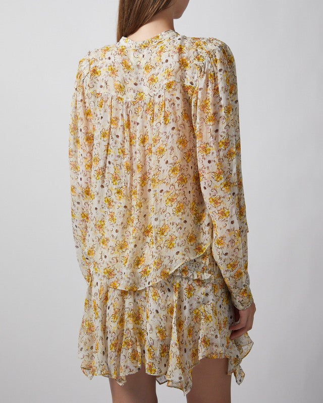 Isabel Marant Étoile Blouse Florine Light Yellow FR 42 (EUR 40)