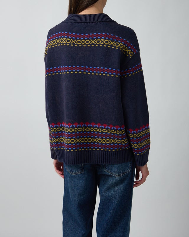 Found Sweater Isles Navy XS