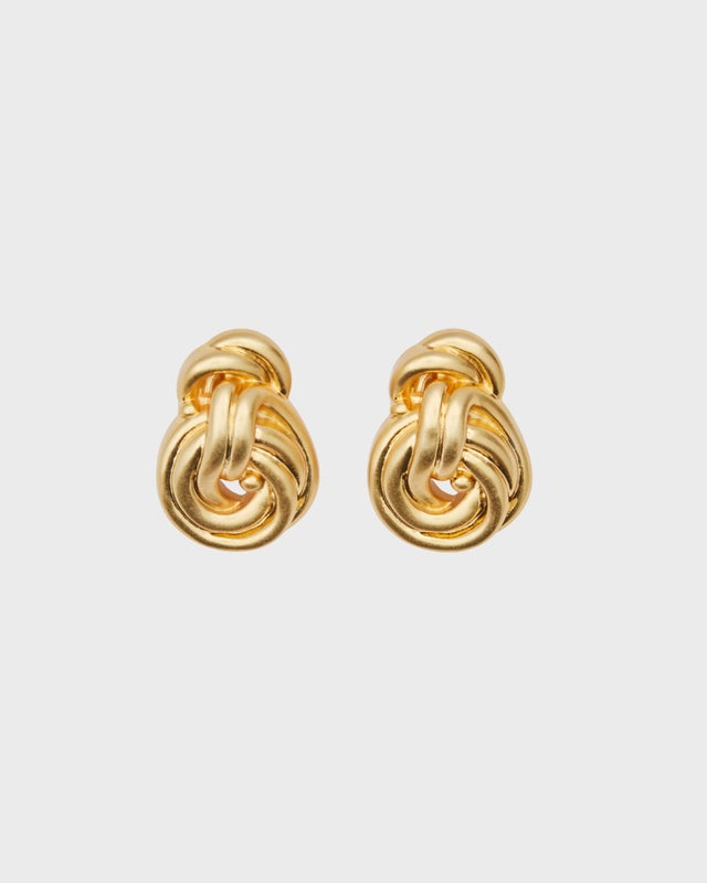 Julietta Earrings Knot Gold ONESIZE