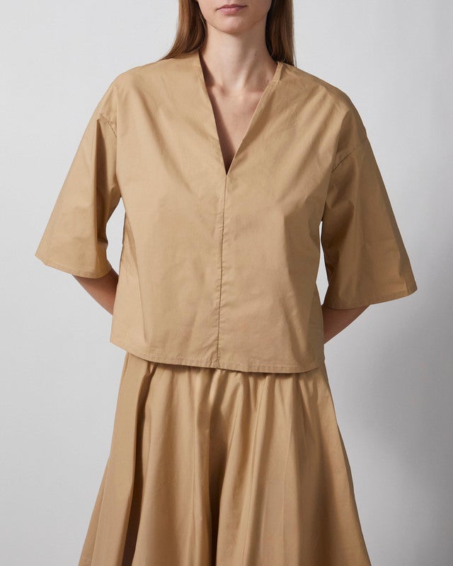 ONE and OTHER Top Mariell Camel XS