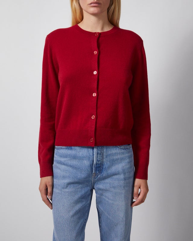 Samsøe Samsøe Cardigan Cashmere Dark Red L