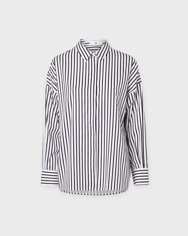 Wakakuu Icons Shirt Jada Stripe Vit/svart S