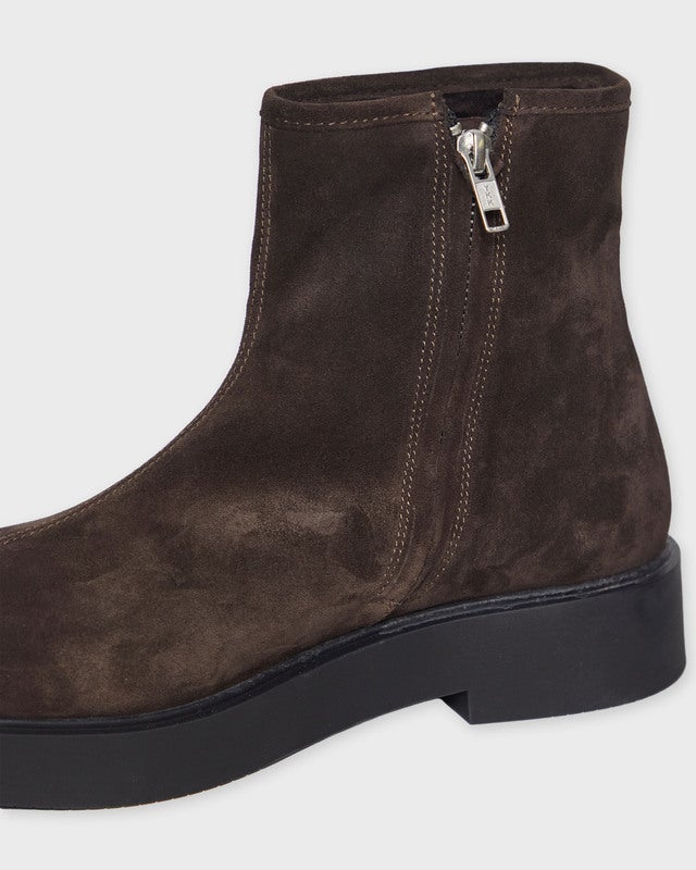 Wakakuu Icons Boots Cambridge Suede Lamb Fur Brown EUR 36