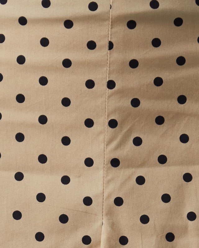 Max Mara Studio Skirt Polka Dot Midi Beige IT 48 (EUR L-XL)