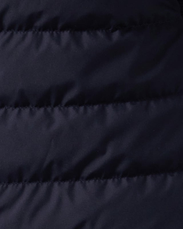 Moncler Cardigan Padded Wool Zip-Up Navy M