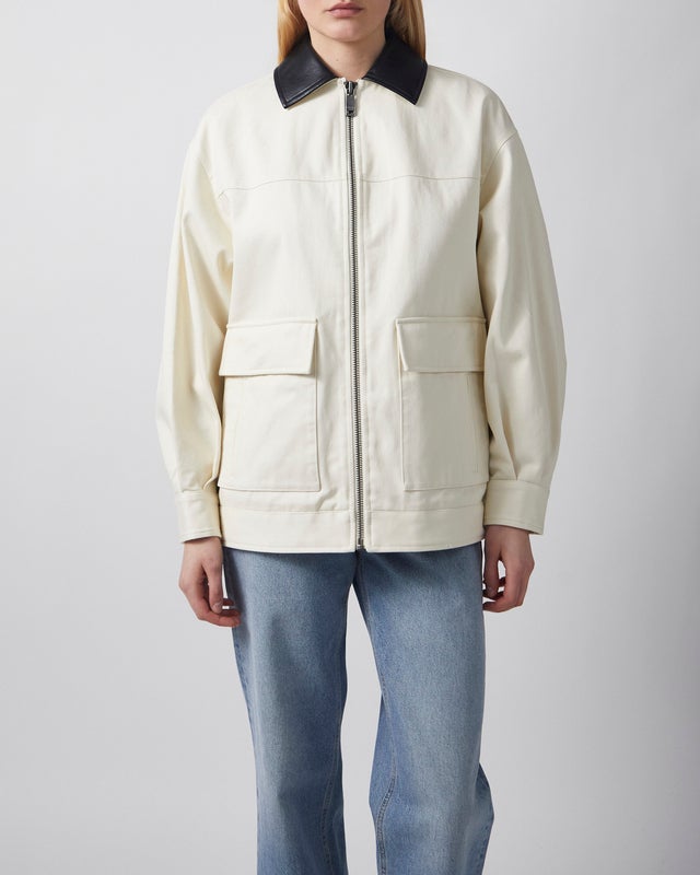 Anine Bing Jacket Holden  Cream M