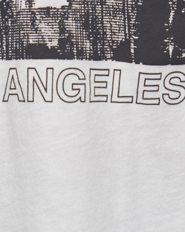 ANINE BING T-Shirt Louis Tee Bing Tour Ivory M