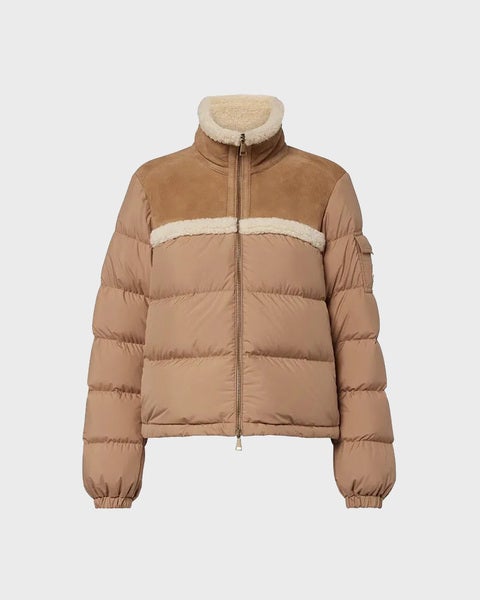 Down Jacket Aurore Brown 1