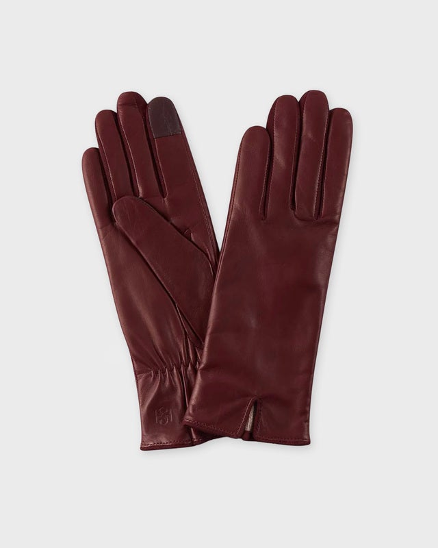 Handsome Stockholm Gloves Essentials Vino Bordeaux L