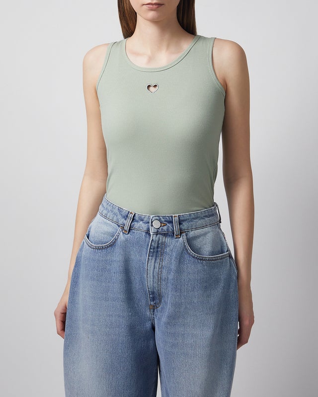 CLOEYS Top Heart Tank Mintgrön XS