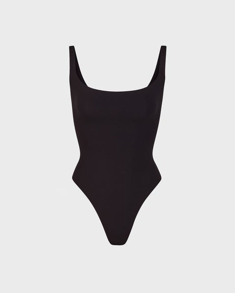 Bodysuit Fits Everybody Square Neck Onyx 1