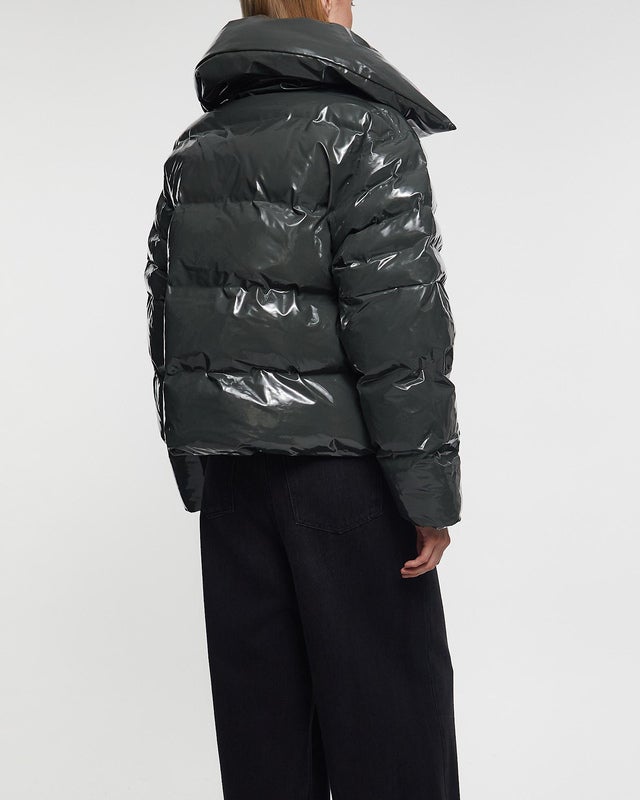 Rains Jacket Alta Vision Short Puffer Dark green M