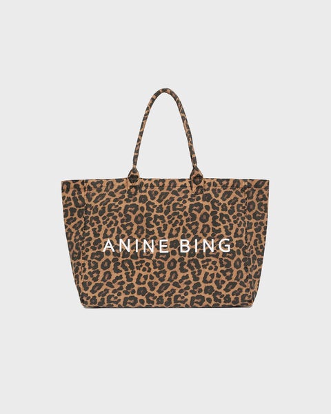 Leo Canvas Tote Leopard 1