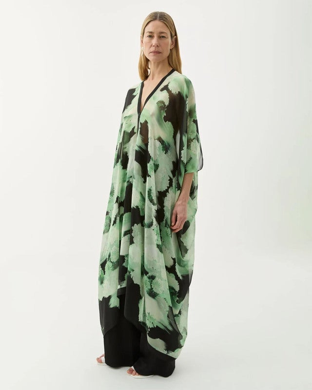 Rodebjer Dress Agave Blurry Flower Green ONESIZE