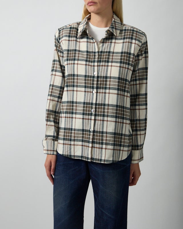 Camilla Pihl Shirt Joan Flannel Green 34