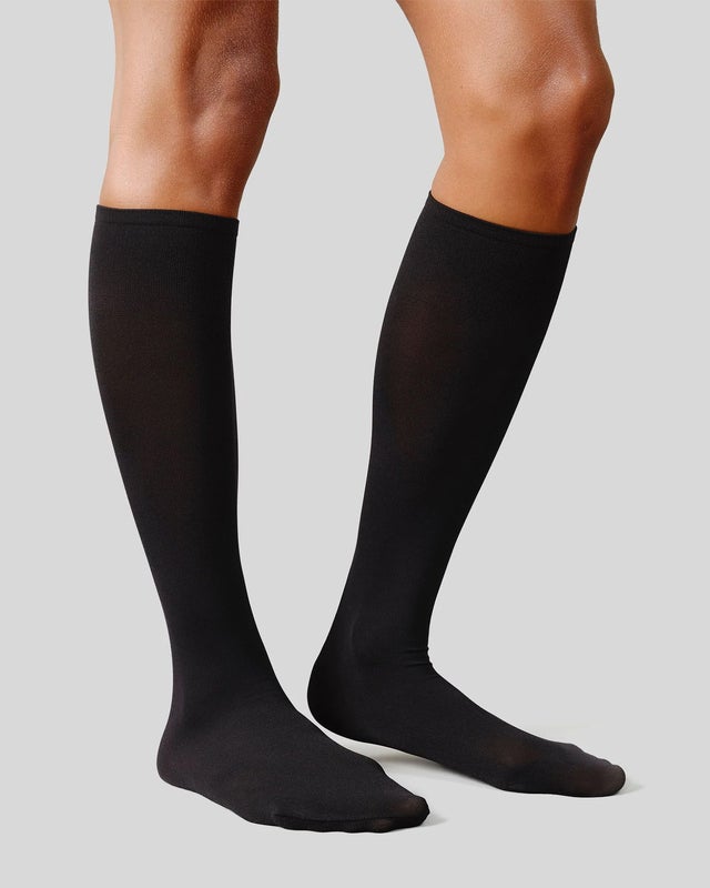 Swedish Stockings Knee-high 2-pack Olivia Premium Black ONESIZE