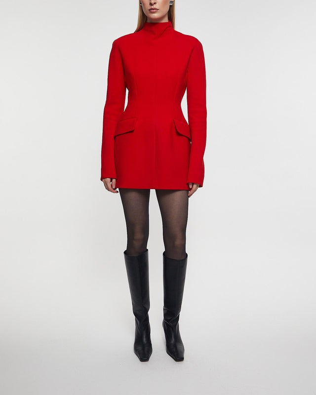 Sportmax Dress Tefrite Mini Red IT 46 (EUR 40)