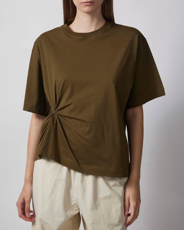 Dagmar T-Shirt Knot Dark Green XS