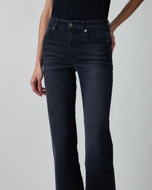7 For All Mankind Jeans The Leggy Bootcut Carbon Storm Black 27