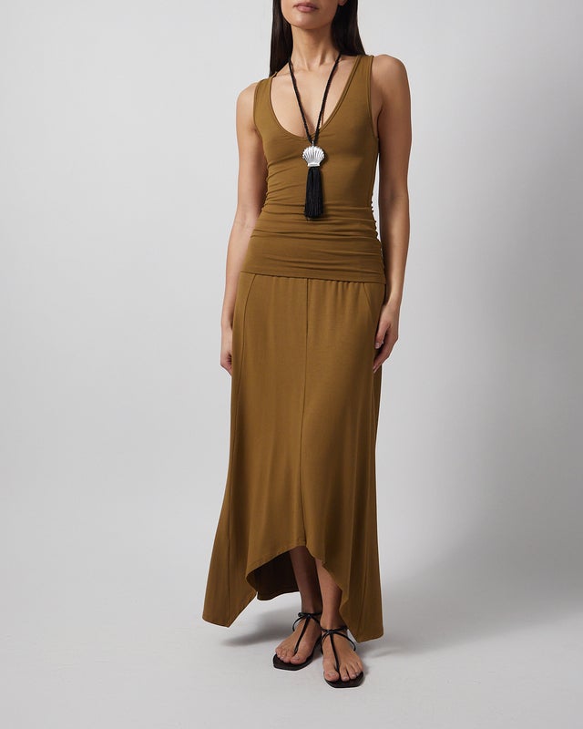 Wakakuu Icons Skirt Modal Maia Toffee M