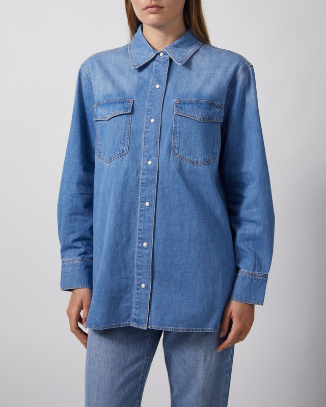 NEUW Shirt Bowery Denim Vision Vintage Blue M