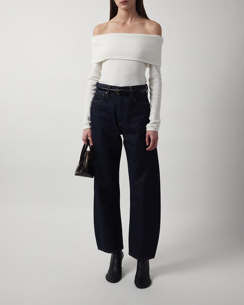 Jeans Luna Pieced Jean H/R CRV Taper Dark indigo 2